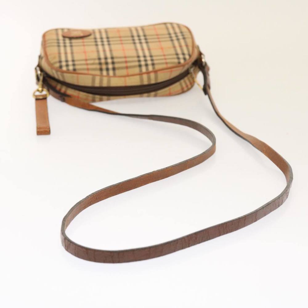 BURBERRYSs Nova Check Shoulder Bag Nylon Beige Auth ti1214 - Picture 6 of 13